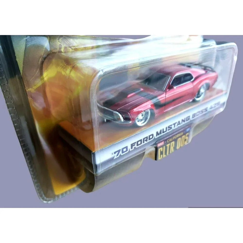 2004 Jada Toys '70 FORD MUSTANG BOSS 429 RED DUB CITY BigTime Muscle Car 1:64